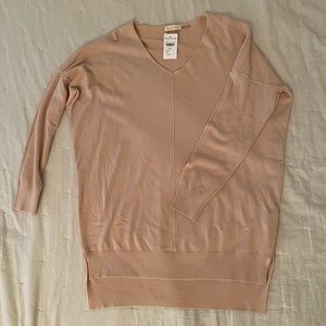 Bohme sweater tunic. S/M. Blush color. Tags attached.